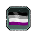 Asexual Pride badge