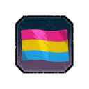 Pansexual Pride badge