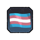 Trans Pride badge