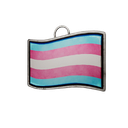 Transgender flag charm