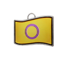 Intersex flag charm
