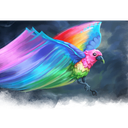 Proud Rainbow Crow Banner